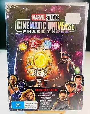 *New Sealed* Marvel Studios: Cinematic Universe: Phase Three Part 2 [2020 - DVD] • £15.64