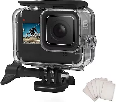 F1TP Waterproof Case Accessories Go Pro Hero 8 Black Action Camera 60M Waterpro • $25.49