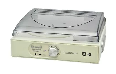 Vinyl Record Player Stereo Bluetooth Steepletone  3 Speed 33/45/78 Rpm Speakers • £39.99