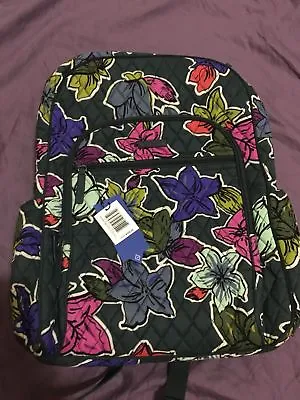 Nwt Vera Bradley Campus Tech Backpack Bookbag Retired Pattern Falling Flowers • $69.99