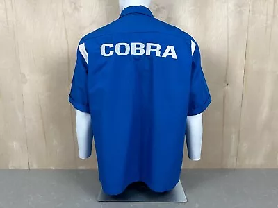$51 • Buy Vintage Ford 427 SHELBY Club COBRA Button Down Race Team SHIRT XL AC GT500 GT350