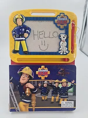  Fireman Sam Board Book + Magnetic Drawing Pad *Money Back Guarantee*  • $15.97