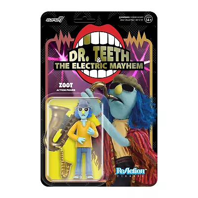 Super7 X The Muppets - Electric Mayhem Band - Zoot ReAction Figure • $19.95