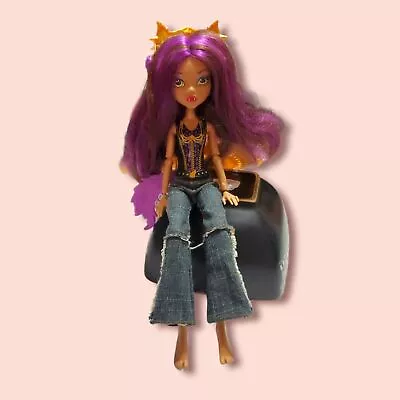 Monster High Girls Clawdeen Purple Hair Dress Up Playing Wolf Doll • $34.99