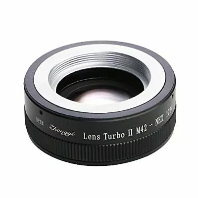 Zhongyi Lens Turbo II Focal Reducer Booster Adapter M42 Mount To Sony E NEX 7 5T • $149