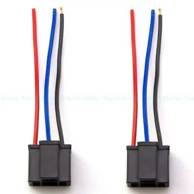 2PCS H4 9003 Heavy Duty Wire Headlight Harness Female Socket Extension Connector • $9.49