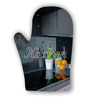 £6.56 • Buy Kitchen Engraved Oven Glove Acrylic Mirror Sign