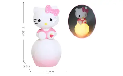 Night Light Lamp Decoration Kawaii Hello Kitty Kuromi Cinnamoroll Anime Figures • $27.49