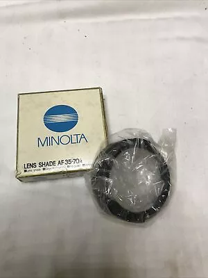 Minolta A 35-70mm 1:4 Lens Hood Shade Genuine AF 35mm SLR New Original Box • $14.99