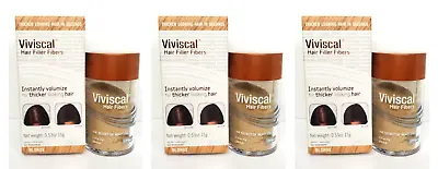 3 Viviscal HAIR FILLER FIBERS Hair Volumizing Aid BLONDE 0.53 Oz Each NIB (402) • $41.39