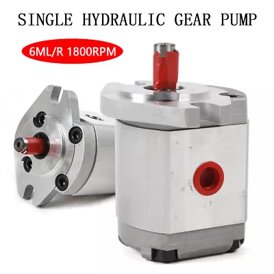 Mini Hydraulic Gear Pump High Pressure Gear Pump 21MPa 3200rpm Flat Key Shaft • $51