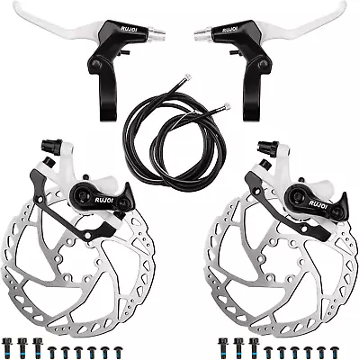 Bike Disc Brake Kit Aluminum Front And Rear Caliper Full Aluminum Alloy Bicycl • $28.56