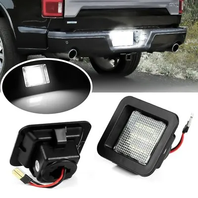 $16.99 • Buy For Ford F150 2015-2022 LED Smoke License Plate Light Bulbs Rear Assembly Lamps