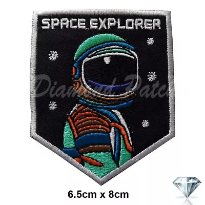 Nasa Space Explorer Iron On Patch Badge Motorbike Space Fashion Jacket Kids • £1.99