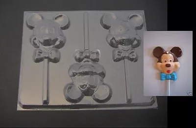 MICKEY MOUSE Bow Tie Face Head Chocolate Soap Gummy Mold • $4