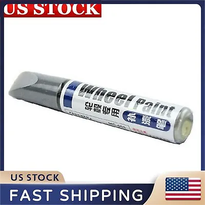$8.98 • Buy Silver Alloy Wheel Touch Up Repair Paint Pen W/ Brush Curbing Scratch Maker USA