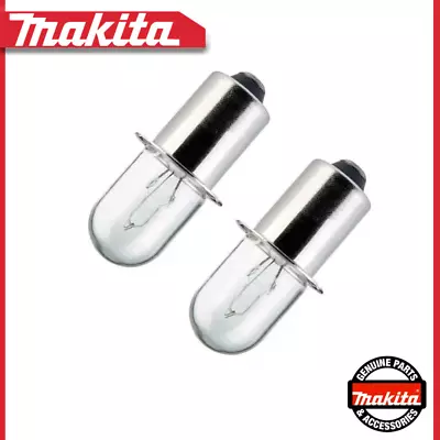 Makita A-30542 Spare Torch Light Lamp Bulbs 18v ML180/ BML185 Pack Of 2 • £5.85