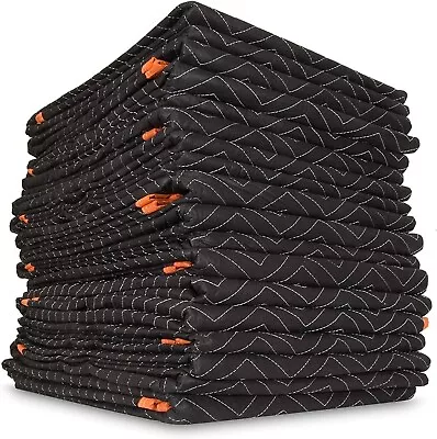 72-Inch By 80-Inch Heavy Duty Padded Moving Blankets 12 Pack • $57.91