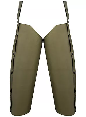 JACK PYKE Waterproof Over Trousers Chaps Olive Green • £27.50