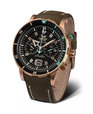 Men Sports Quartz Watch Vostok Europe 6S21-510O585 Brown Dial • $647.90