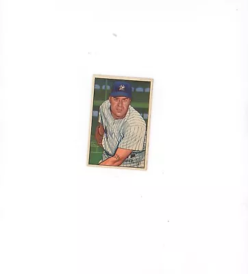 1952 Bowman Baseball #37 Vic Raschi  EX/MT Sharp Card • $14.99