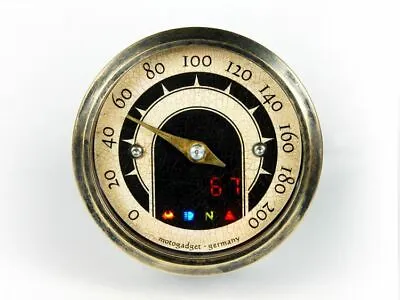 Motogadget Motoscope Tiny 49mm Vintage Motorcycle Analog Speedometer MG5001015 • $353