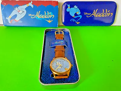 $20 • Buy Vintage Disney's Aladdin Genie Fossil Watch - New In Box Needs Batteries