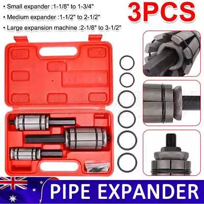3PCS Tail Pipe Expander Exhaust Pipe Muffler Spreader Dent Remover Tool Set New • $30.45