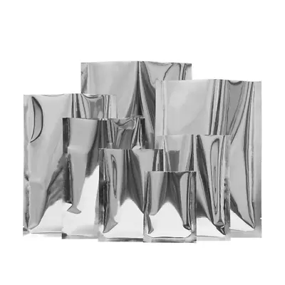 $5.99 • Buy Aluminum Foil Vacuum Bags Heat Seal Silver Mylar Food Pouches Packaging