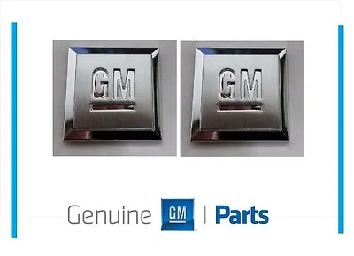  GM Mark Of Excellence 1  Square Fender Emblem Badge 15223484 SET OF 2 84689784 • $24.19