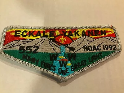 Eckale Yakanen Lodge 552 1992 NOAC Older OA Flap Florida OA Sw • $9.95