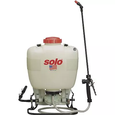 Solo Diaphragm Pump Backpack Sprayer — 4-Gallon Capacity 60 PSI Model# 475-B • $129.99