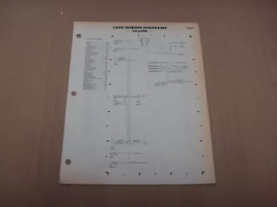 $10.95 • Buy 1990 Subaru Loyale Wiring Diagrams Schematics