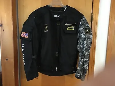 Power Trip US Army Tactical Motorcycle Gear Padded Alpha Jacket Size Lg  #IBa-50 • $99.95