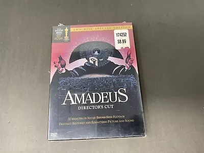 NEW & SEALED Amadeus - Director's Cut DVD Two-Disc Special Edition • $14.95