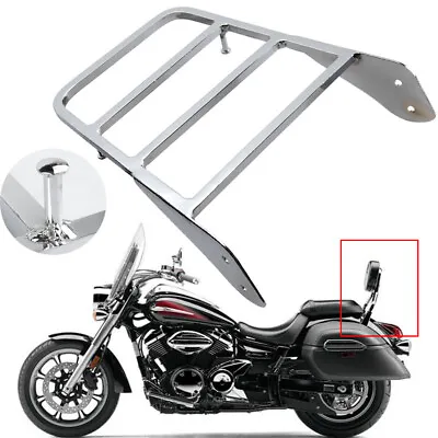 Sissy Bar Luggage Rack For Yamaha V-Star 400 650 1100 Classic 98-11 • $30.99