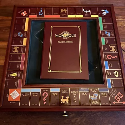 Franklin Mint Monopoly Collector's Edition Wood Board Game - 1991 Complete • $51