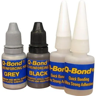 Q-Bond Ultra Strong Adhesive Repair Kit - Qbond Small Glue Kit + Powder • £16.96