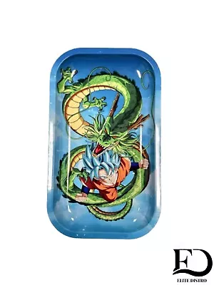 Metal Rolling Tray - DragonzBall Z Goku - Medium 10.5  X 6.5  - [M02] • $11.99