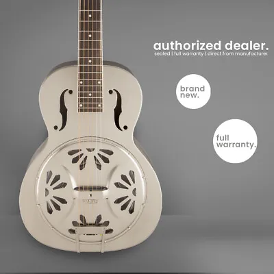 Gretsch G9231 Bobtail - Steel Square-Neck A.E. - Steel Body Spider Cone Resonato • $1380