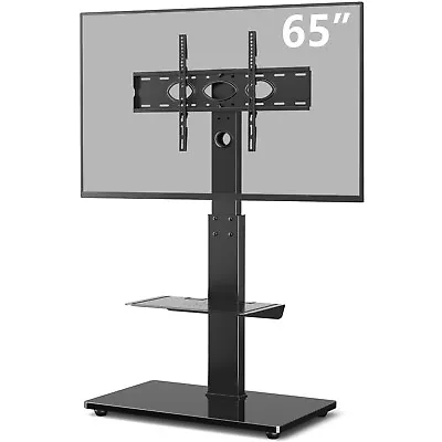 Universal Floor TV Stand Swivel Bracket Mount For 32”-65” Flat Curved TV Device • $61.99