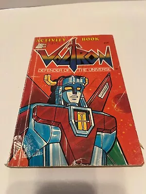 VOLTRON Defender Of The Universe Action Figure Activity Book Vintage 1984 • $5