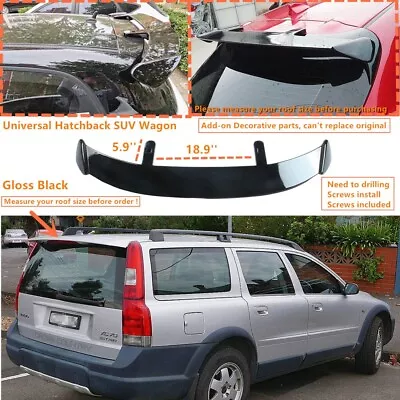 For 2003-2007 Volvo XC70 Gloss Black GT-Style Rear Roof Spoiler Wing Universal • $83.99