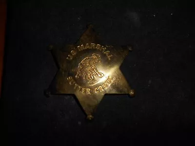 US Marshal Sutter Creek Reproduction Gold Badge • $6.99