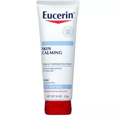 Eucerin Skin Calming Fragrance Free Creme 8 Oz • $28.99