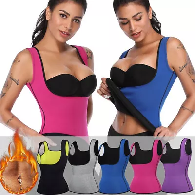 $9.89 • Buy Women Neoprene Waist Trainer Sauna Sweat Thermo Vest Slimming Body Shaper Corset