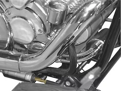 $332.95 • Buy 1999-2009 For Yamaha XVS 1100 V-Star Custom BARON Oil Filter Relocation Kit