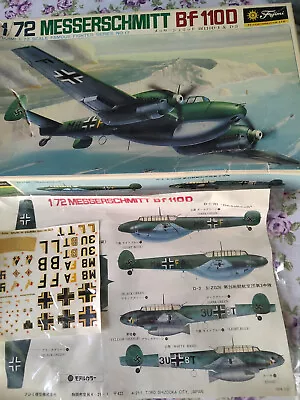 Fujimi 1/72 Messerschmitt Bf-110 D No.17 • $3.25