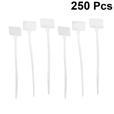 250 PCS Mark Tags Self-locking Nylon Wire Core Ties Cable Zip Ties Electrical • $27.16