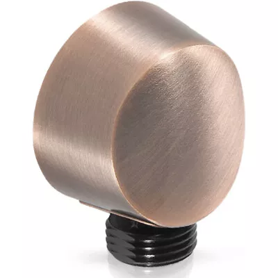 Round Drop Ell Handheld Shower Wall Connector A725ORB Bronze 0.5 Inch IPS • $19.70